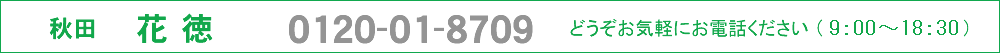 AKITA Hanatoku 0120-01-8709